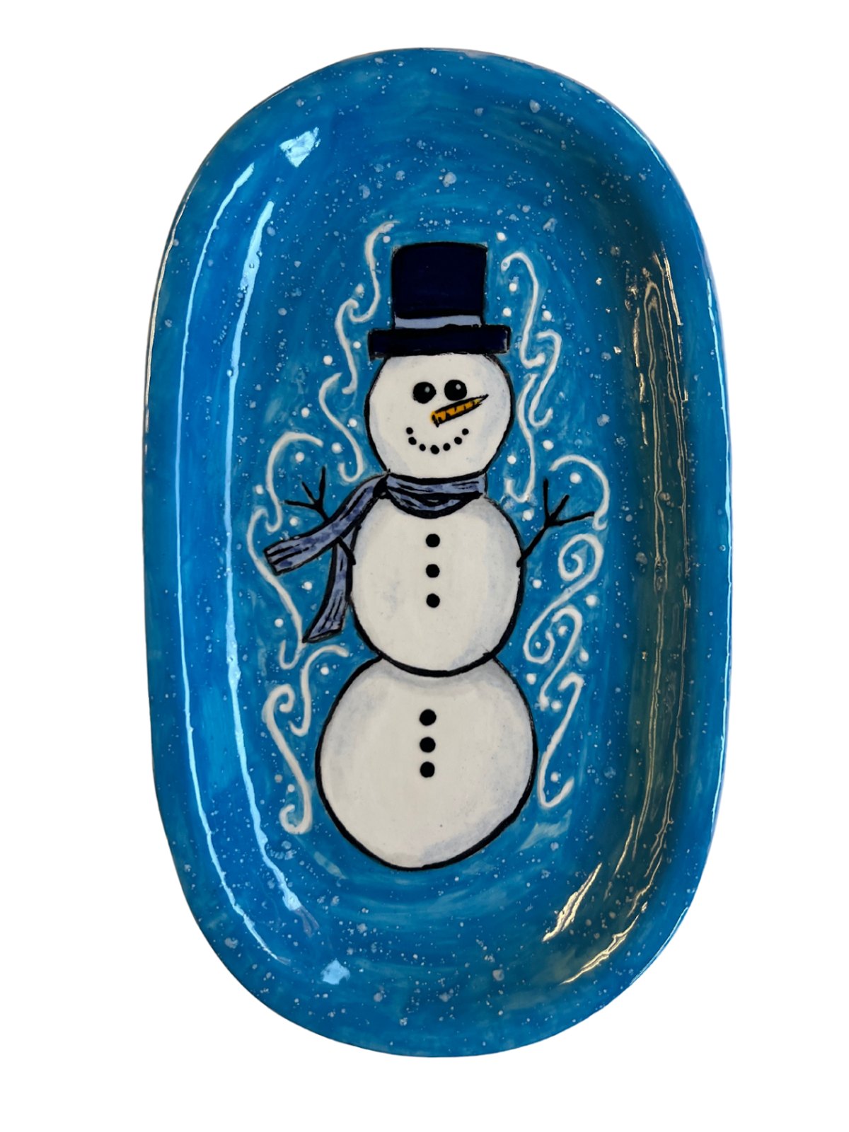 Snowman Trinket Tray