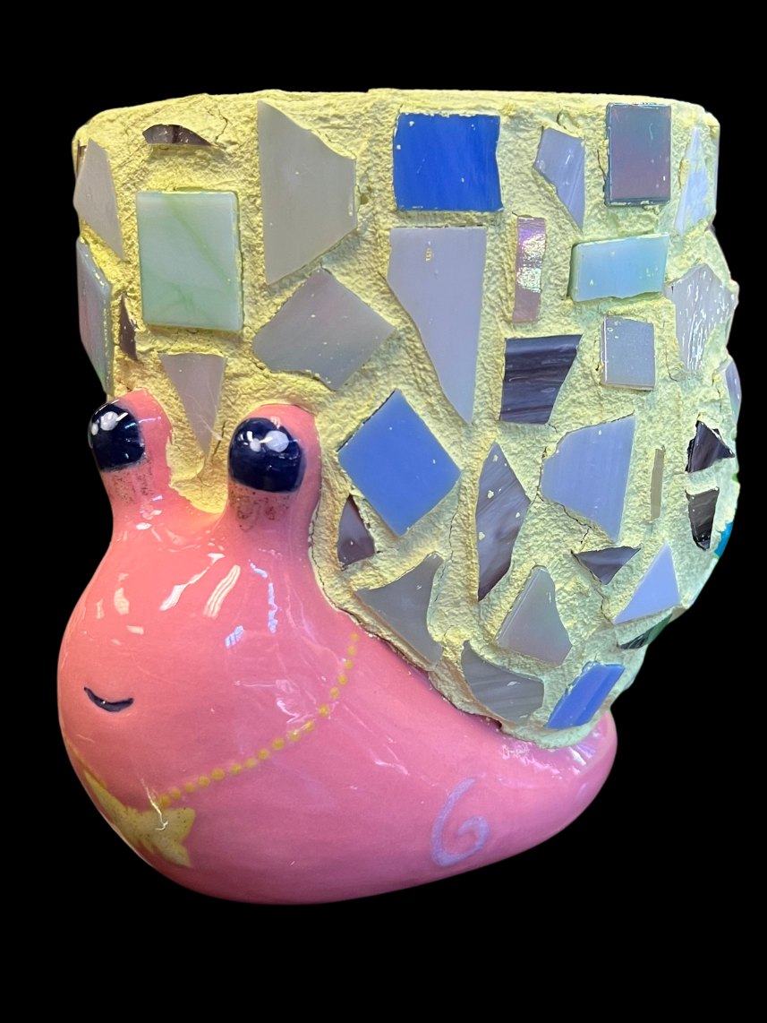 Disco Snail Planter