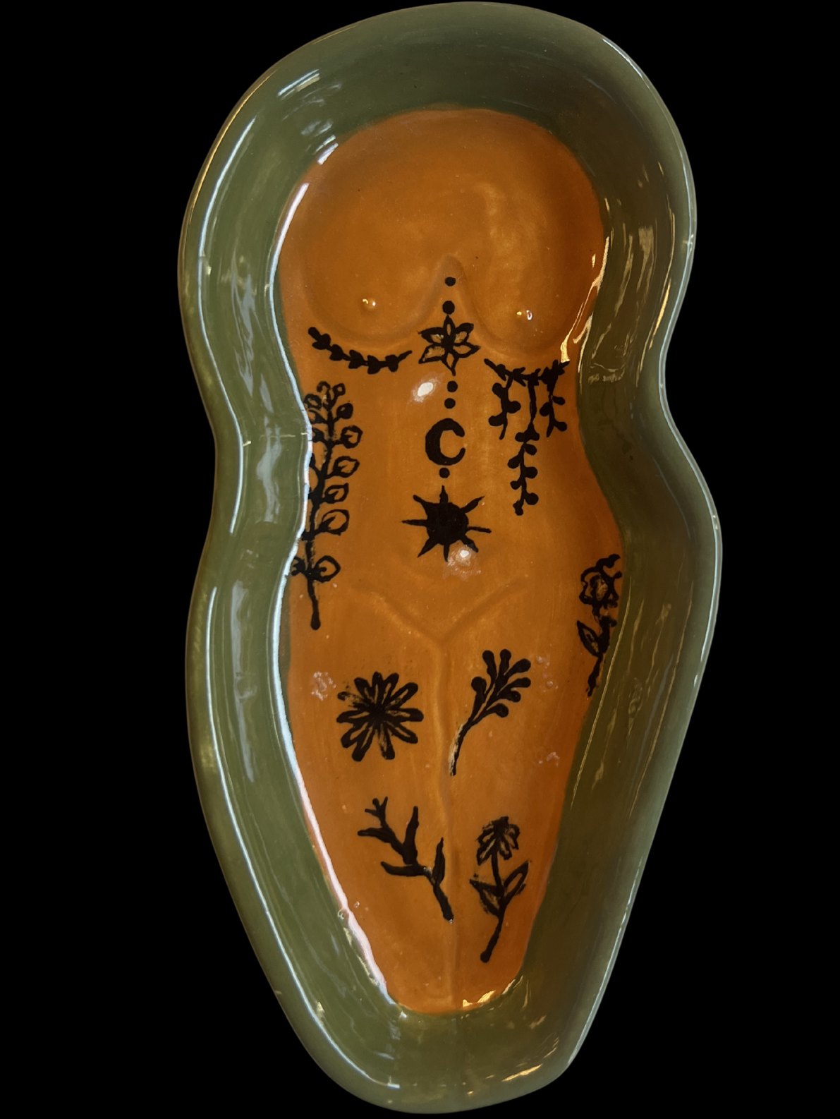 Tattoo Curvy Girl Tray